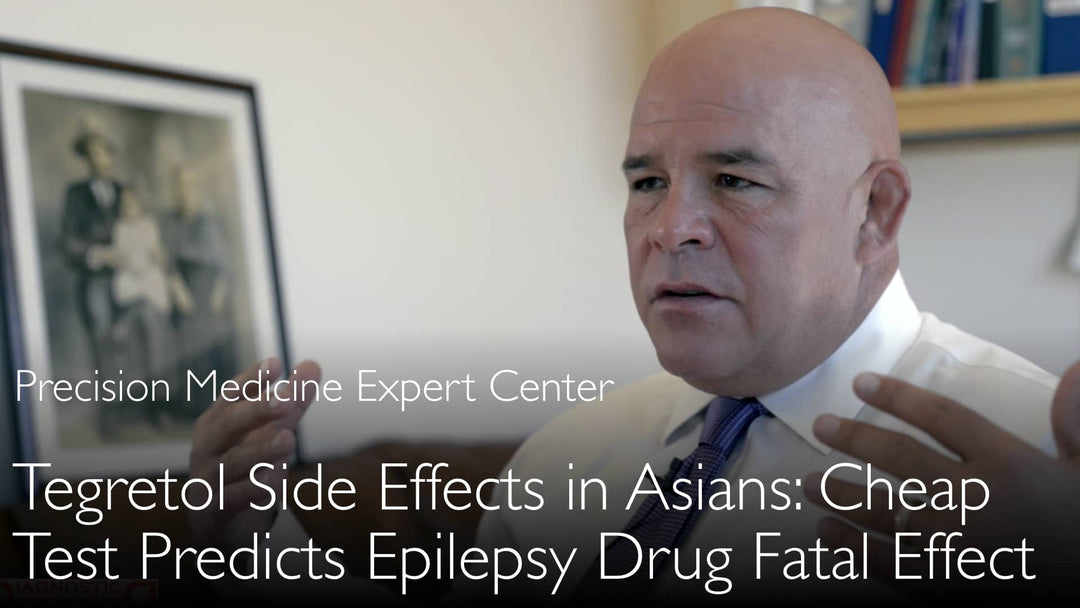 Efeitos colaterais do Tegretol em pacientes asiáticos. Associação entre carbamazepina e síndrome de Stevens-Johnson. 5