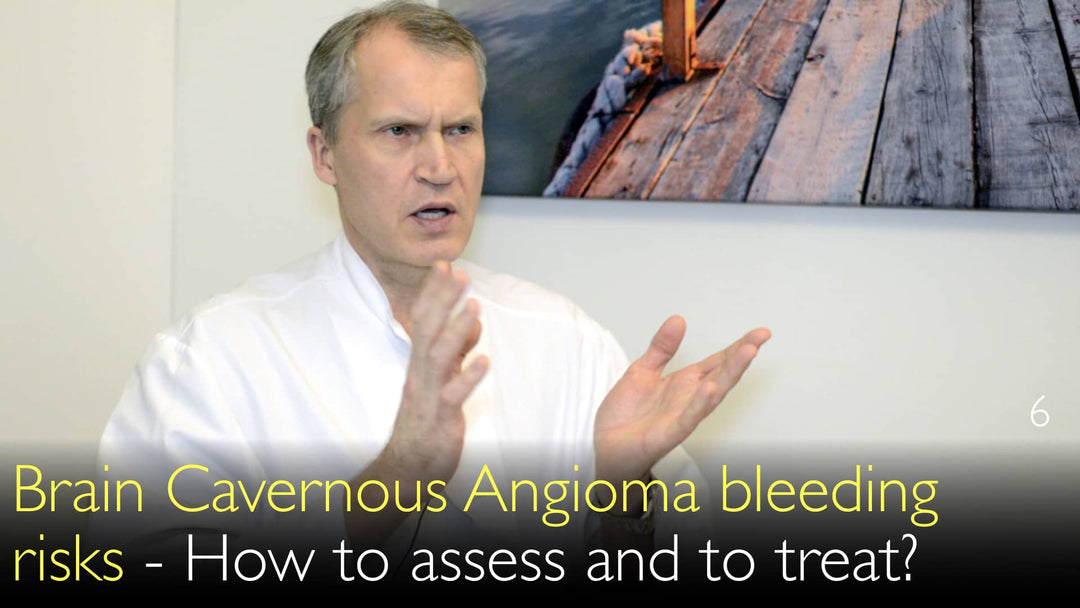 Angioma Cavernoso Cerebral 
 O angioma cavernoso cerebral, também conhecido como cavernoma, é uma malformação vascular caracterizada por aglomerados de vasos sanguíneos dilatados