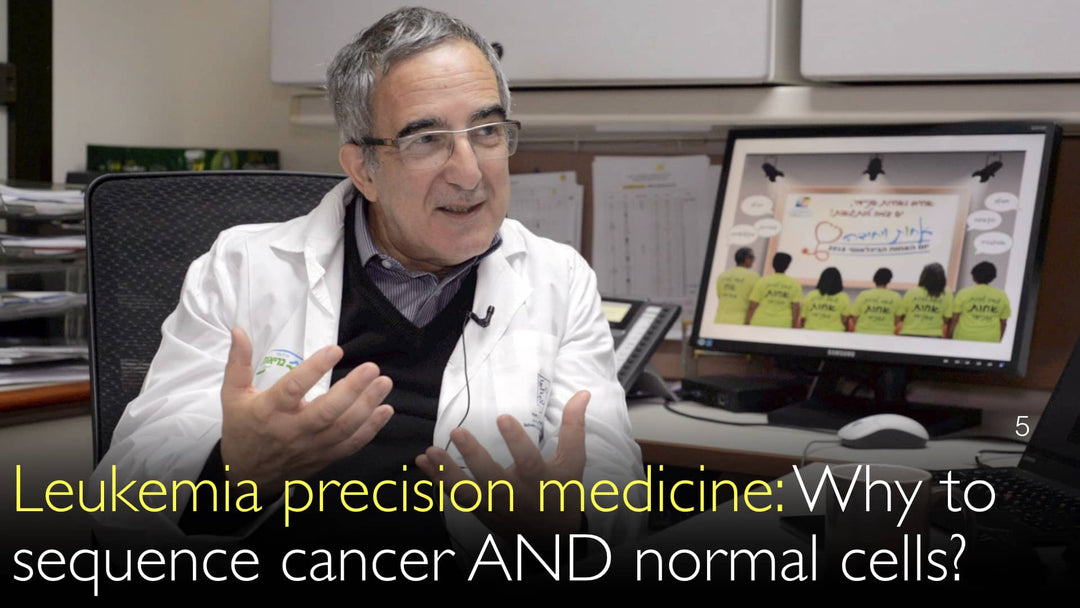 Leucemia e Medicina de Precisão 
 Os médicos devem realizar o sequenciamento genômico tanto nas células cancerosas quanto nas células normais.