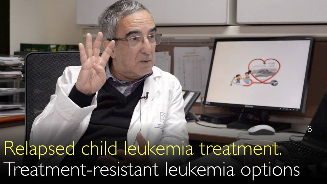 Leucemia infantil recidivada. Opções terapêuticas para leucemia resistente ao tratamento. Imunoterapia. 6