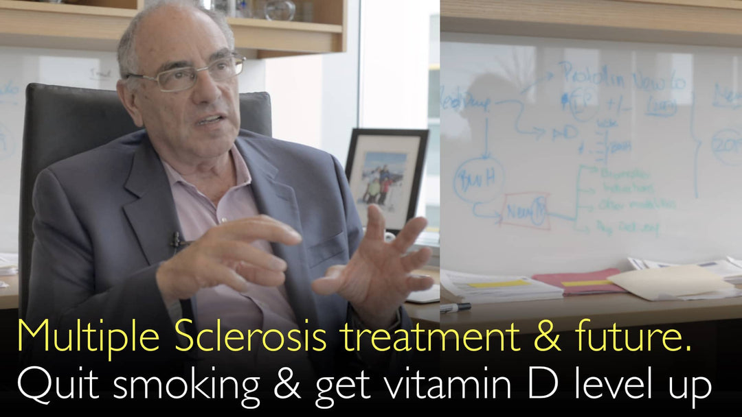 O Futuro do Tratamento da Esclerose Múltipla 
 Interromper o tabagismo e aumentar os níveis de vitamina D são medidas fundamentais.