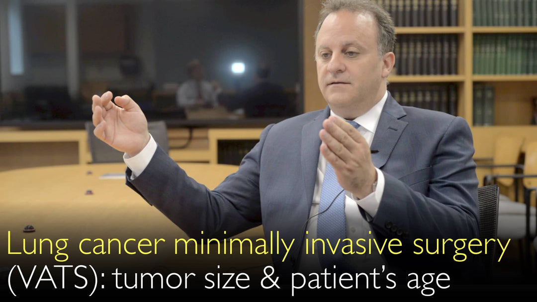 Câncer de pulmão. Cirurgia minimamente invasiva. Ressecção de tumor pulmonar por cirurgia torácica videoassistida (CTVA).