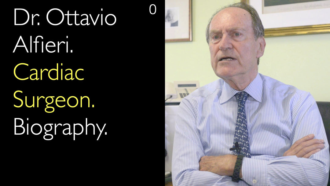 Dr. Ottavio Alfieri. Cirurgião Cardíaco. Biografia. 0
