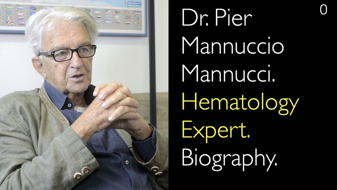 Dr. Pier Mannuccio Mannucci. Especialista em Hematologia. Biografia.