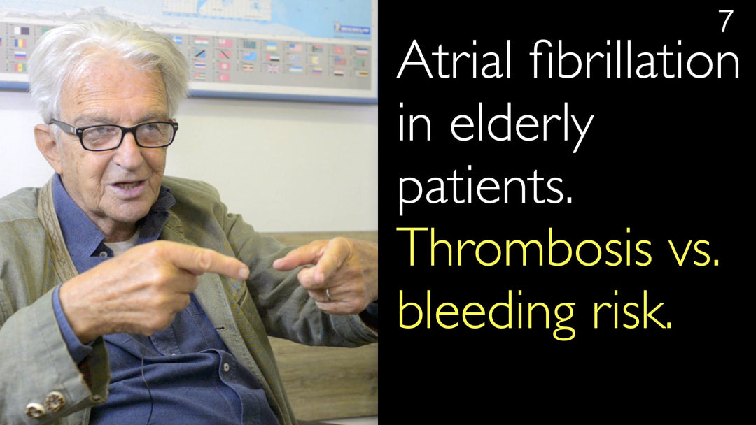 Fibrilação atrial em idosos: equilíbrio entre risco trombótico e risco hemorrágico.