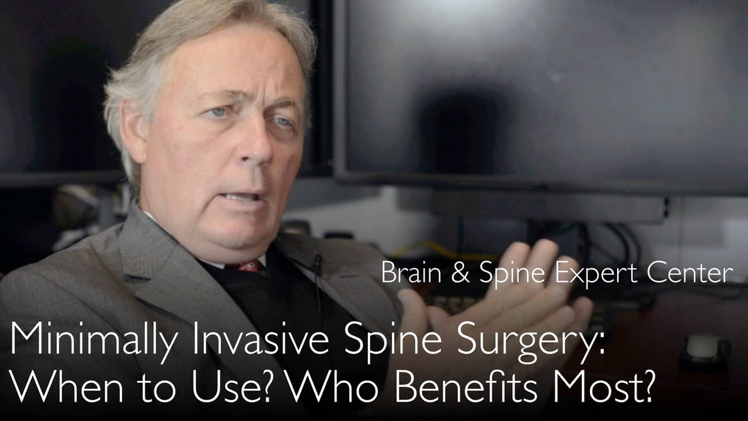 Cirurgia minimamente invasiva da coluna vertebral em atletas.
