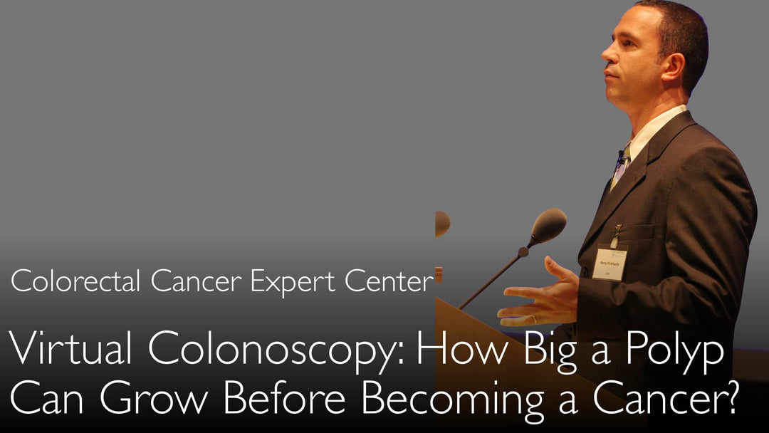 Qual o tamanho que um pólipo do cólon pode atingir antes de se tornar cancerígeno? 
 O que é um "adenoma plano"? 
 Quais são os fatores de risco para o desenvolvimento de pólipos