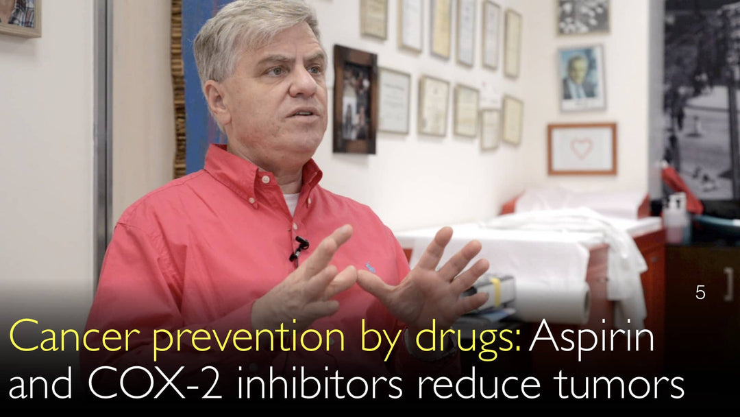 Medicamentos na prevenção do câncer. O ácido acetilsalicílico e os inibidores da COX-2 retardam o surgimento de cânceres e da doença de Alzheimer.