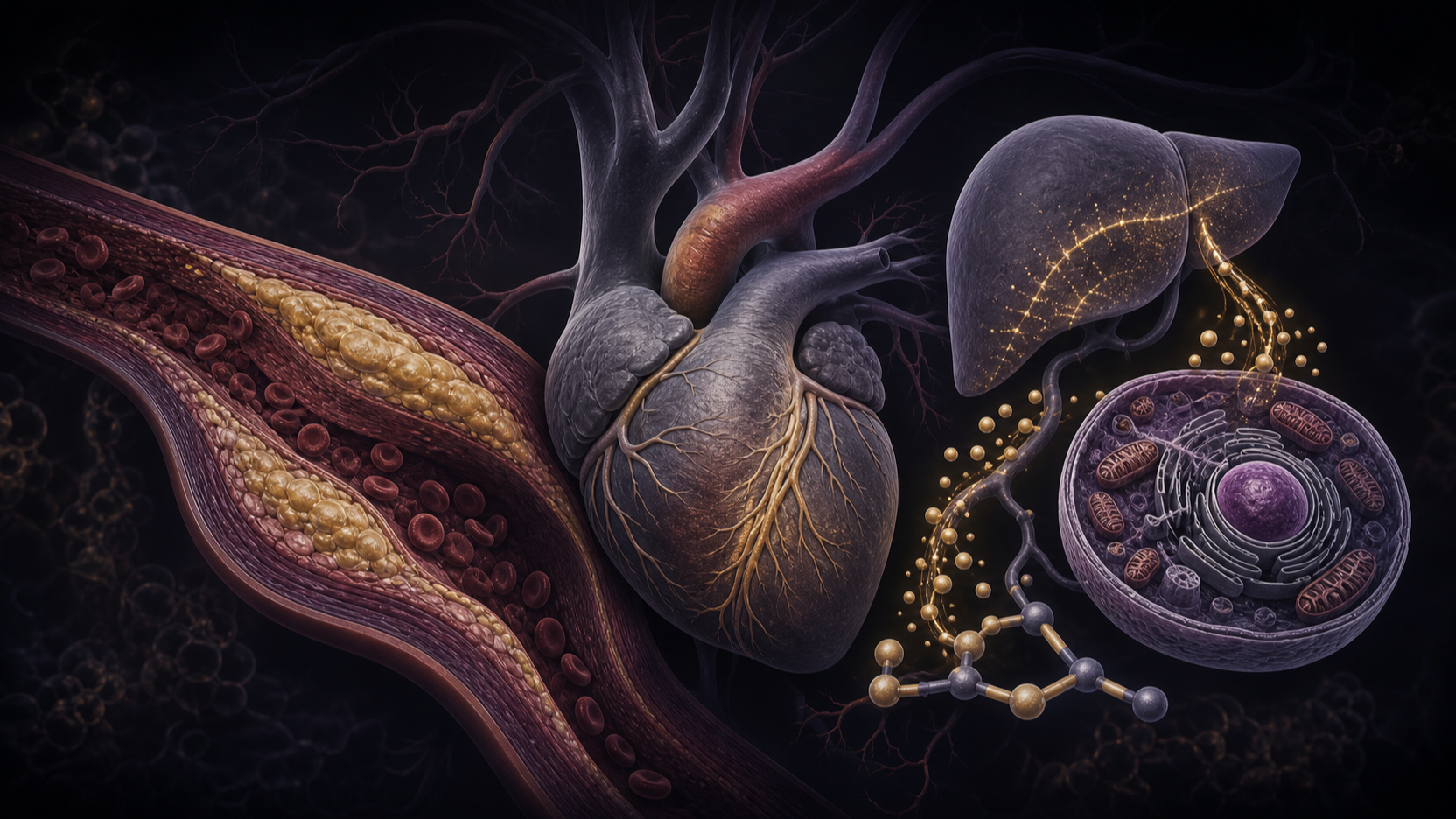 Original medical illustration for: Should Young Adults Take Cholesterol Medications? Examining the Early Statin Therapy Debate