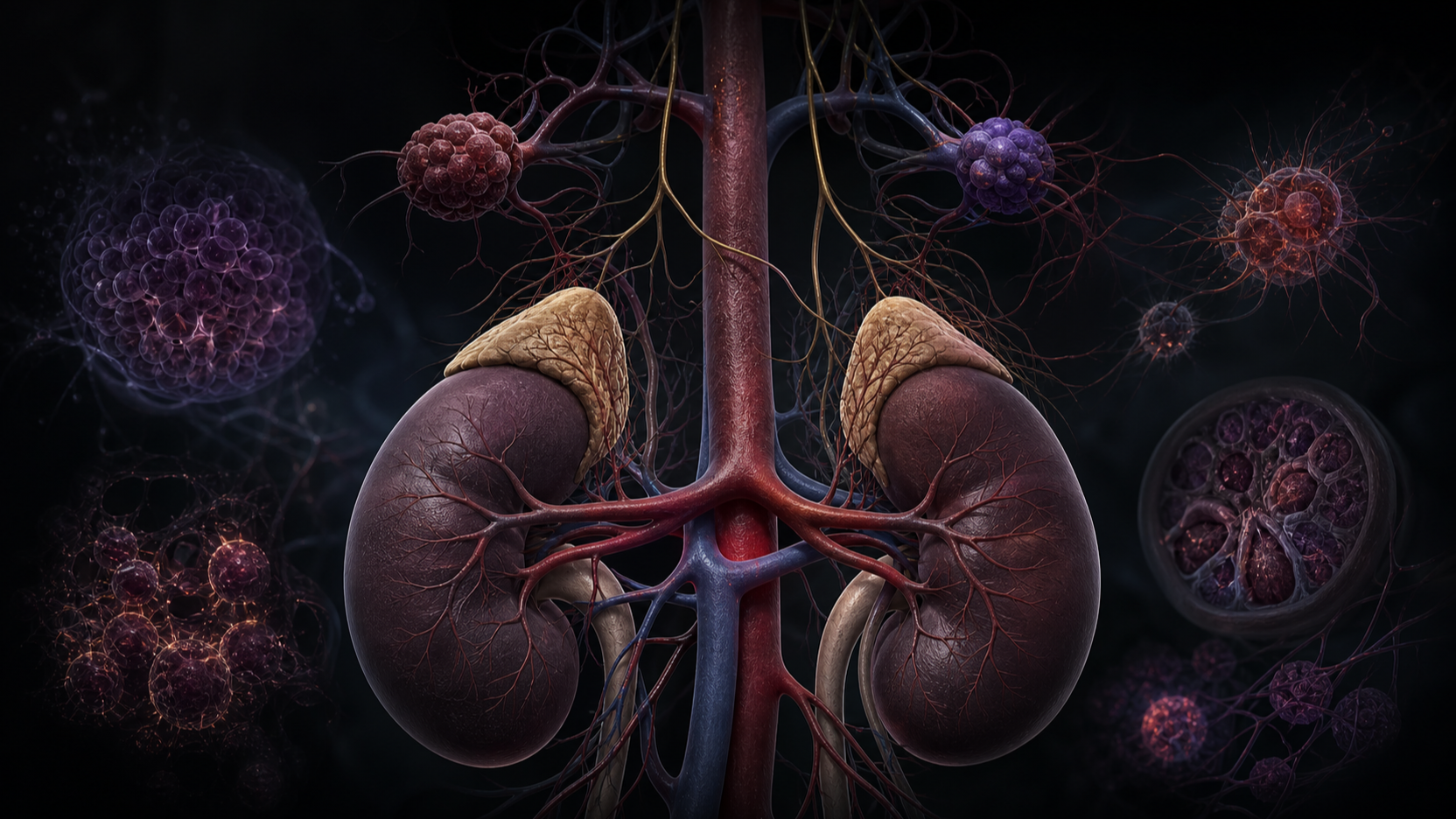 Original medical illustration for: Understanding Pheochromocytoma and Paraganglioma: A Patient's Guide to Diagnosis and Treatment