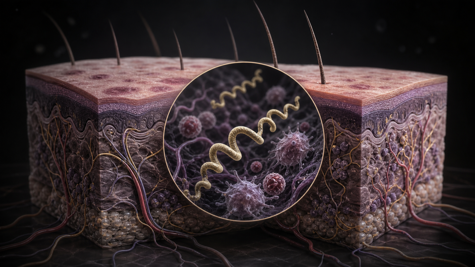 Original medical illustration for: Understanding Secondary Syphilis: When a Common Infection Masquerades as Arthritis and Skin Disease. c5