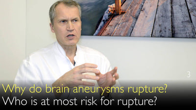 Up to 6% of all people have unruptured brain aneurysms. Risk factors for intracranial aneurysm rupture. 3