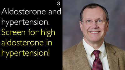 Aldosterone and hypertension. Screen for high aldosterone in hypertension! 3