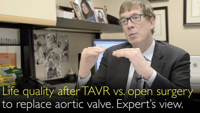 Qualidade de vida após TAVR (implante transcateter de válvula aórtica, também conhecido como TAVI) e cirurgia cardíaca aberta