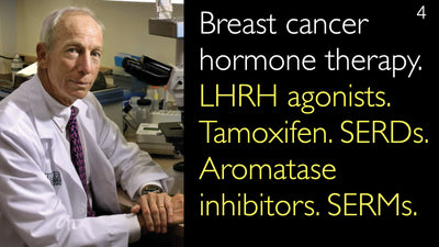 Terapia hormonal para câncer de mama 
 
 Agonistas do hormônio liberador de gonadotrofina (LHRH) 
 Tamoxifeno 
 Degradadores seletivos do receptor de estrogênio (SERDs) 
