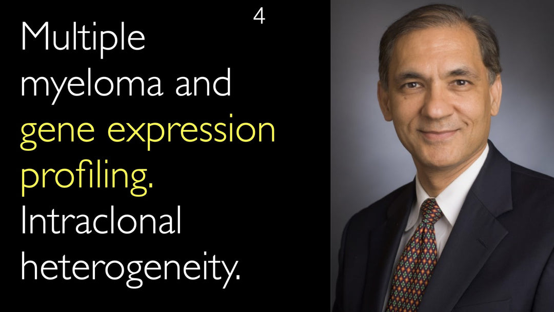 Multiple myeloma and gene expression profiling. Intraclonal heterogeneity. 4