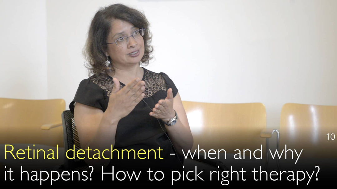 Retinal detachment. Causes and treatment. 9