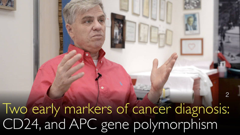 Two diagnostic markers of early cancer. CD24. APC gene polymorphism. 2